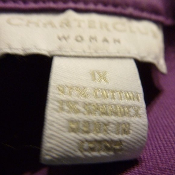 NEW Brigth Violet Corduroy Button-Down Jacket - Picture 11 of 11